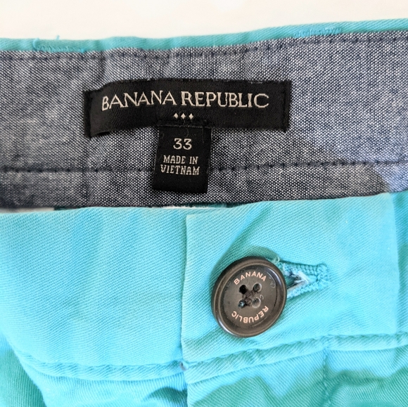 Banana Republic Shorts Teal Size 33 - Picture 5 of 5
